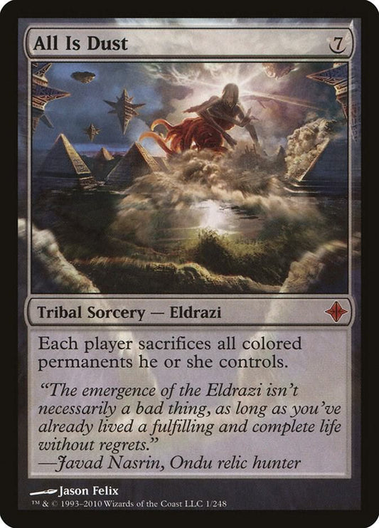 All Is Dust 1 Mythic Rise of the Eldrazi NM/M