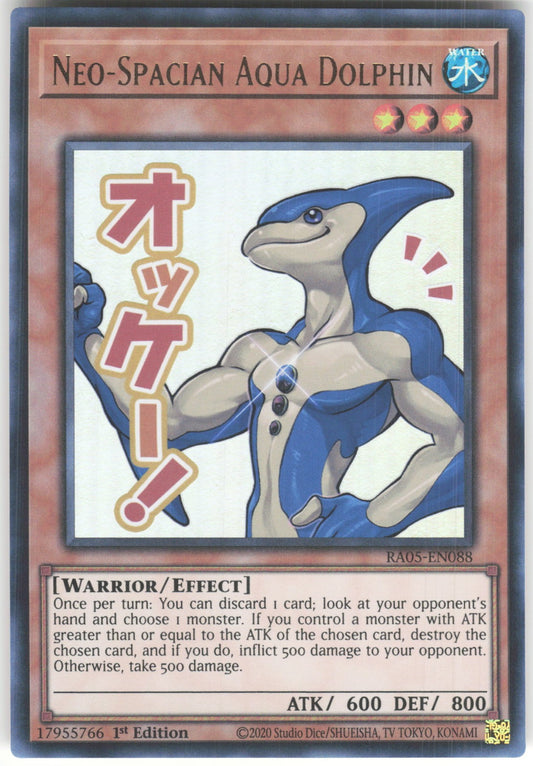 Neo-Spacian Aqua Dolphin Ultra Rare Rarity Collection 5 RA05-EN088 NM