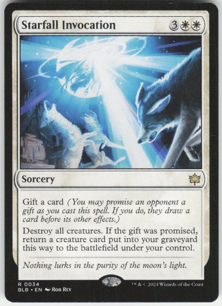 Starfall Invocation R Bloomburrow 34 NM