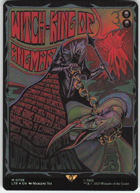 Witch-king of Angmar (Borderless Poster Foil) M Universes Beyond: The Lord of the Rings: Tales of Middle-earth 736 NM