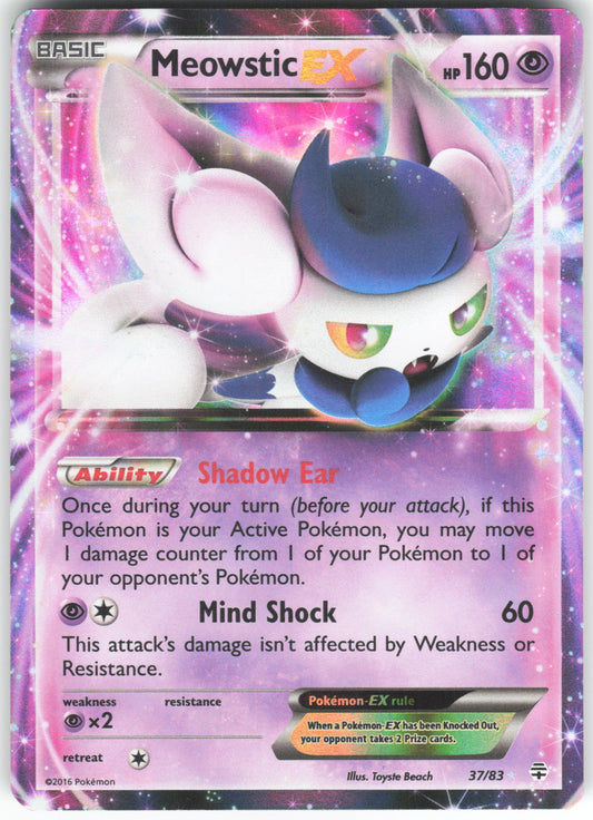 Meowstic EX Ultra Rare Generations 37/83 NM