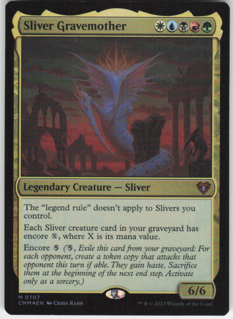 Sliver Gravemother (Foil) M Commander Masters 707 NM