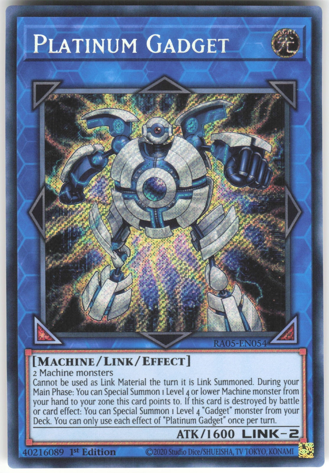 Platinum Gadget (Secret Rare) Secret Rare Rarity Collection 5 RA05-EN054 NM