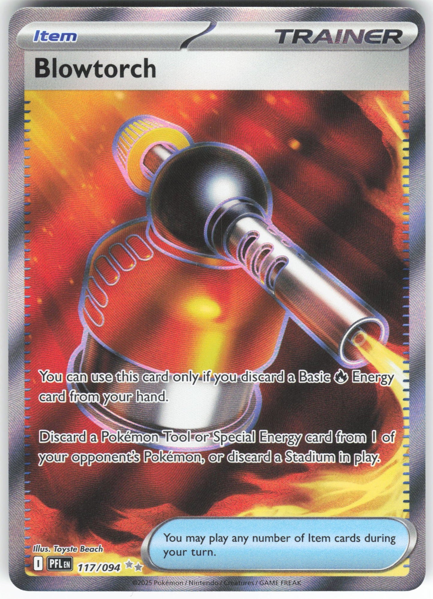 Blowtorch - Ultra Rare ME02: Phantasmal Flames 117/094 NM