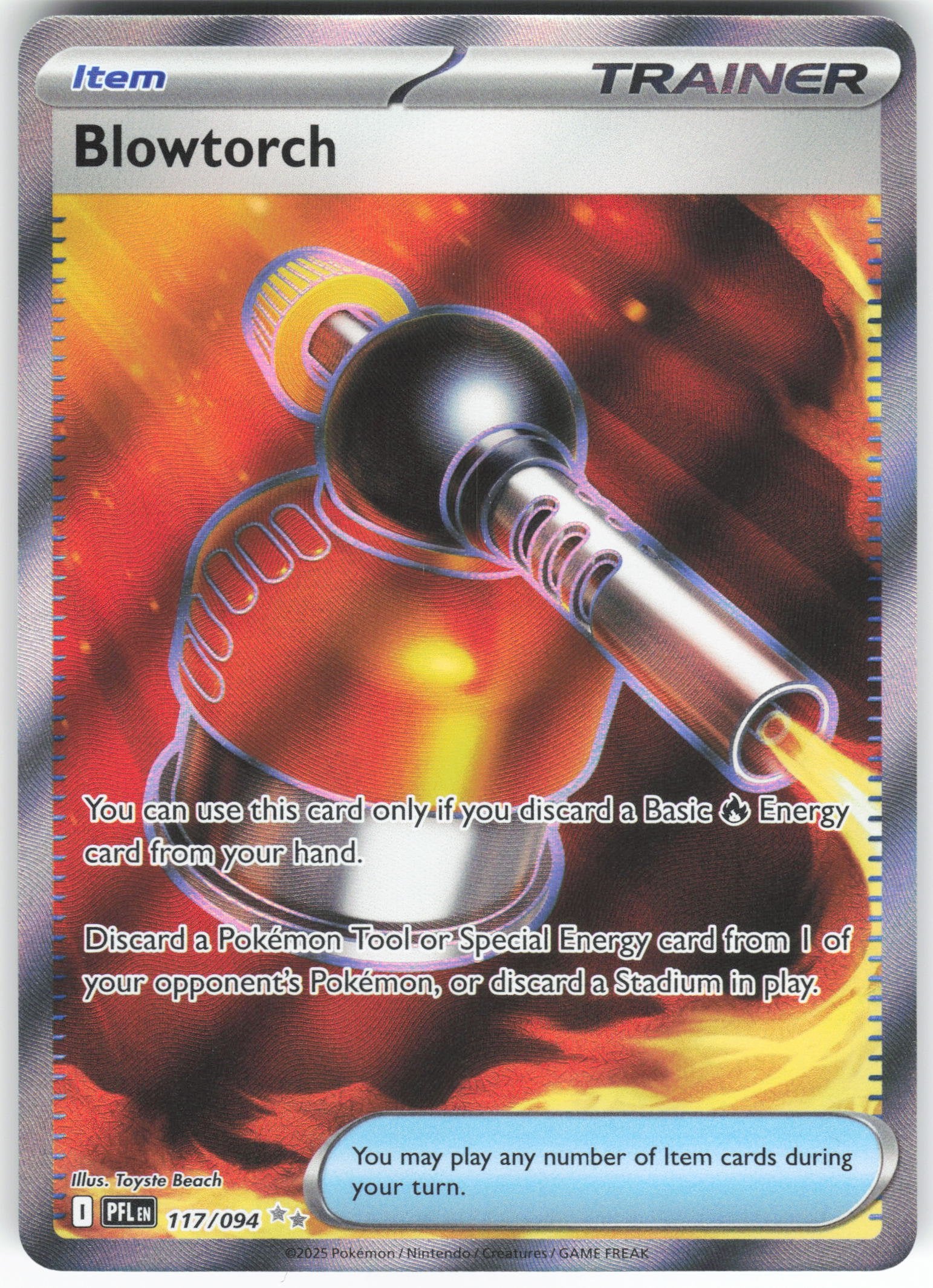 Blowtorch - Ultra Rare ME02: Phantasmal Flames 117/094 NM