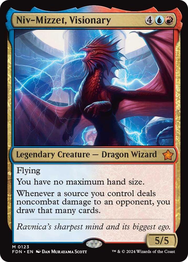 Niv-Mizzet, Visionary 123 Mythic Foundations NM/M