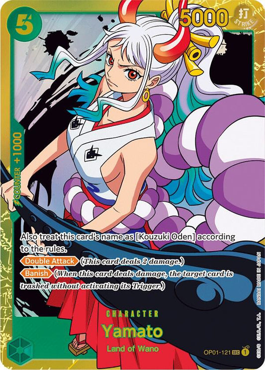 Yamato OP01-121 Secret Rare Romance Dawn NM/M