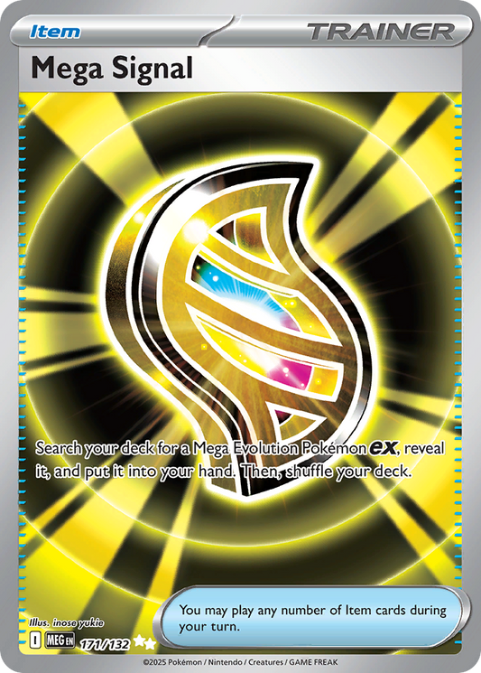 Mega Signal 171/132 Ultra Rare Mega Evolution NM/M