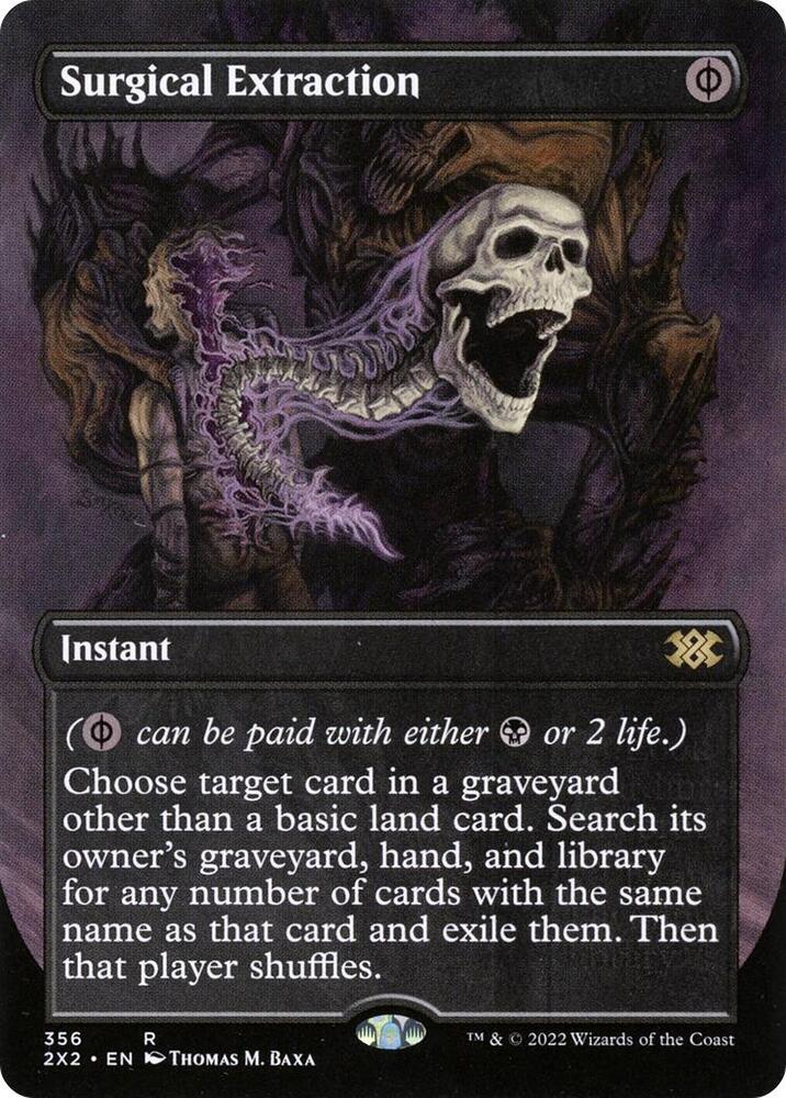 Surgical Extraction (Borderless) 356 Rare Double Masters 2022 NM/M