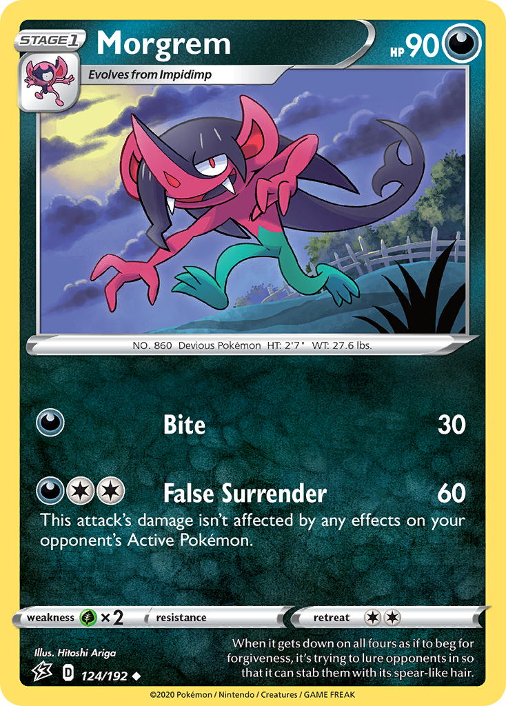 Morgrem 124/192 Uncommon Reverse Holo Rebel Clash NM/LP