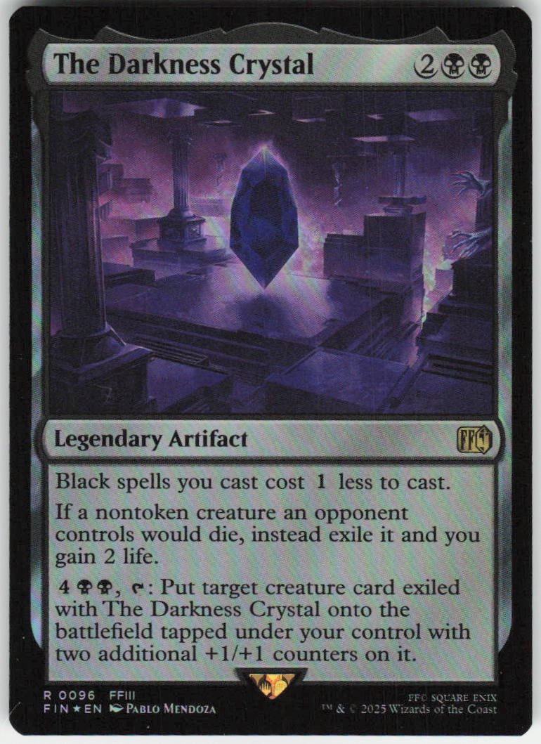 The Darkness Crystal R FINAL FANTASY 96 NM