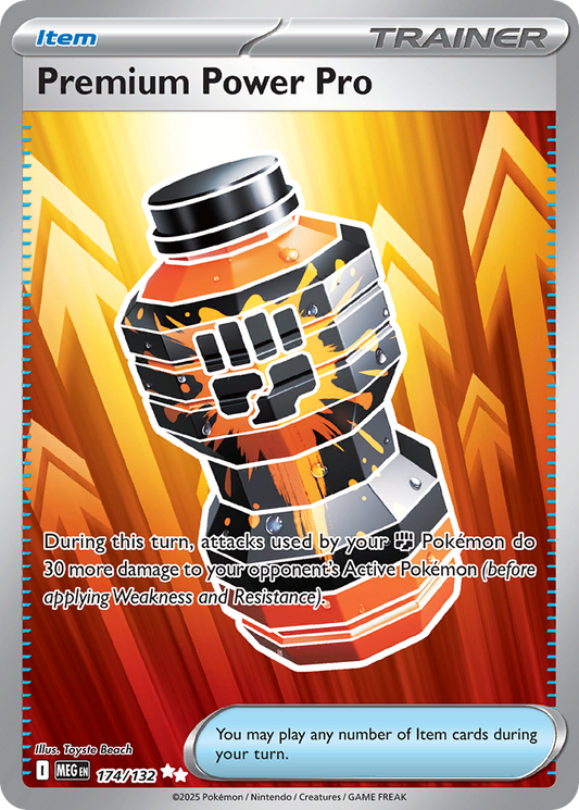 Premium Power Pro 174/132 Ultra Rare Mega Evolution NM/M