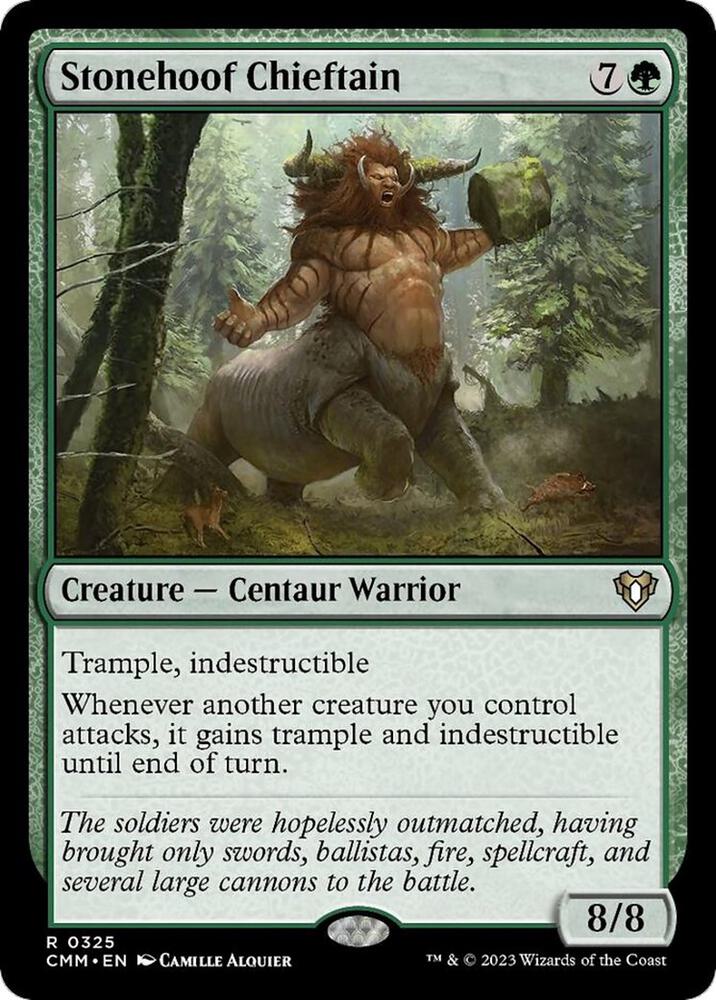 Stonehoof Chieftain 325 Rare Commander Masters NM/M