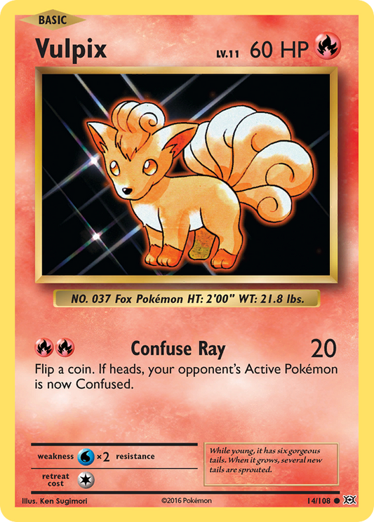 Vulpix 14/108 Common Evolutions NM/M
