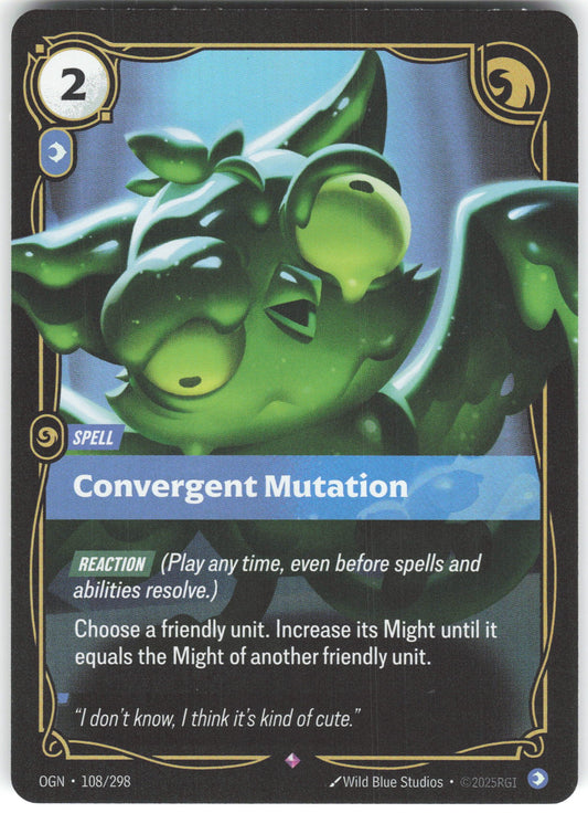 Convergent Mutation Rare Origins 108/298 NM