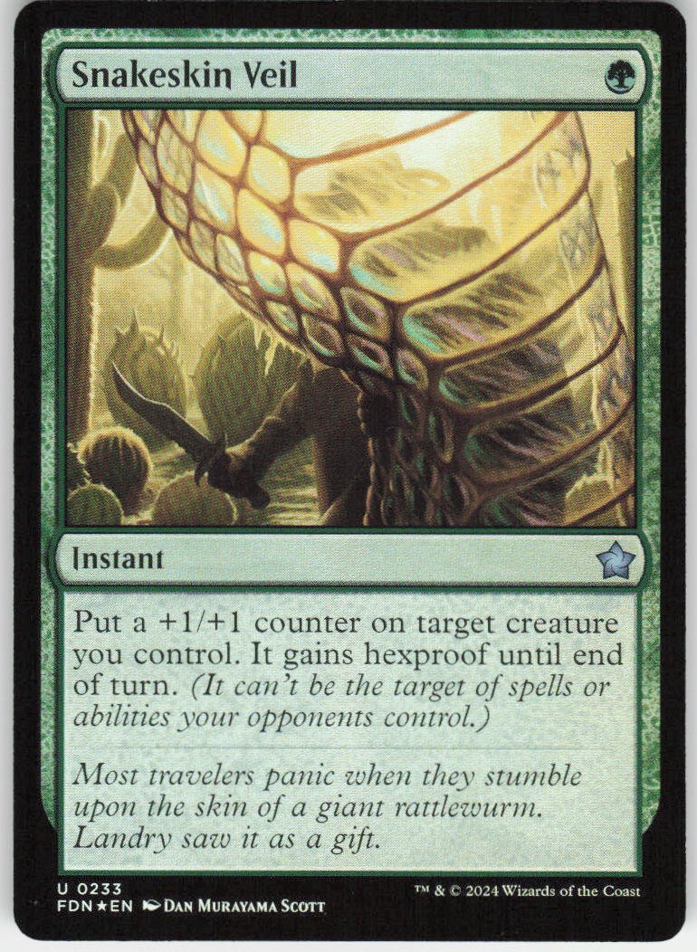 Snakeskin Veil U Foundations 233 NM