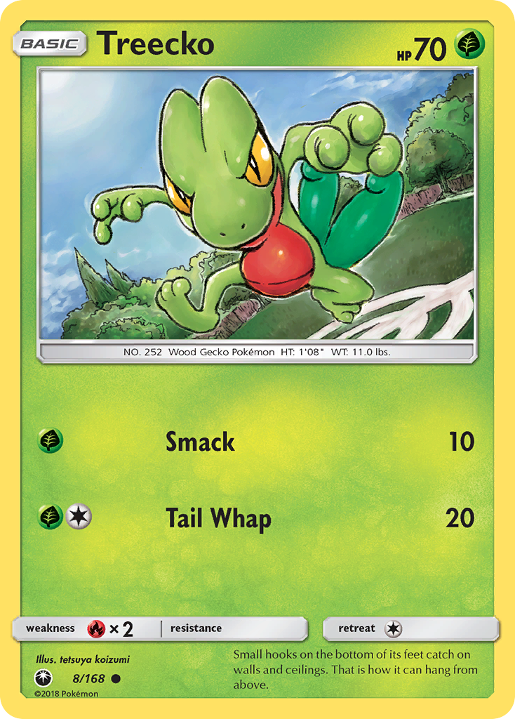 Treecko 8/168 Common Celestial Storm NM/LP