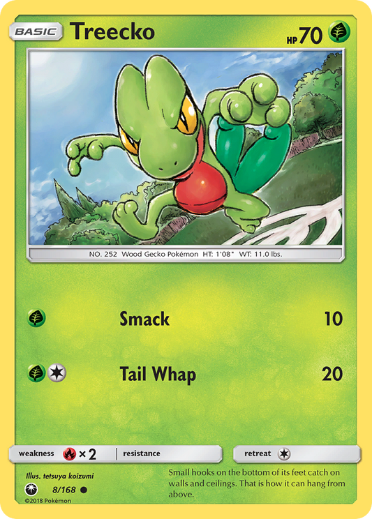 Treecko 8/168 Common Celestial Storm NM/LP