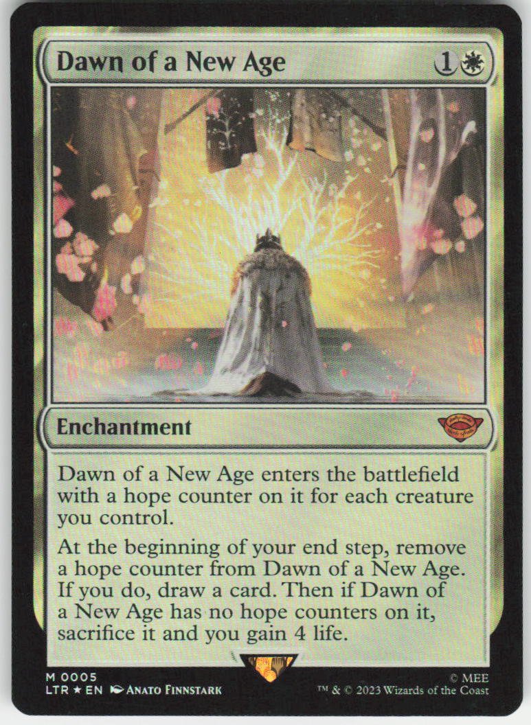 Dawn of a New Age (Foil) M The Lord of the Rings: Tales of Middle-earth 5 NM