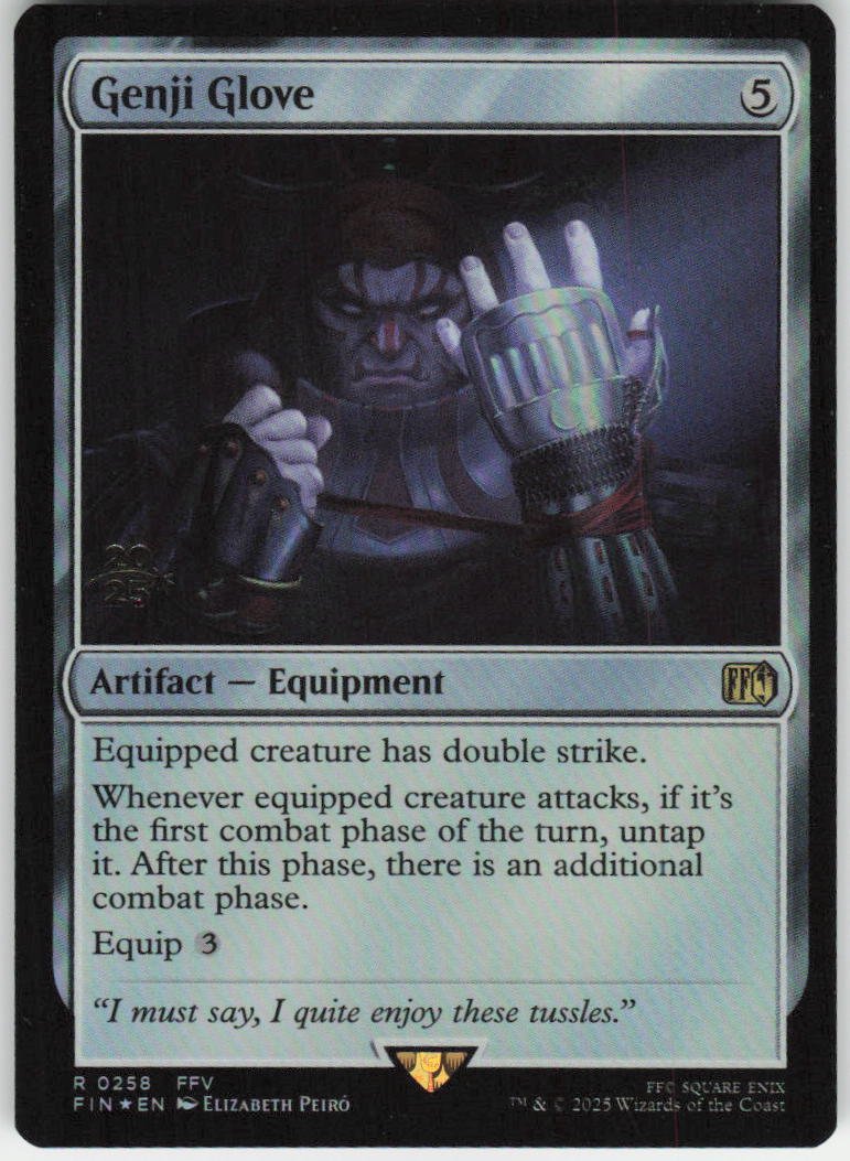 Genji Glove R Prerelease Cards 258 NM