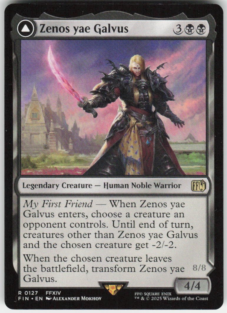 Zenos yae Galvus R FINAL FANTASY 127 NM