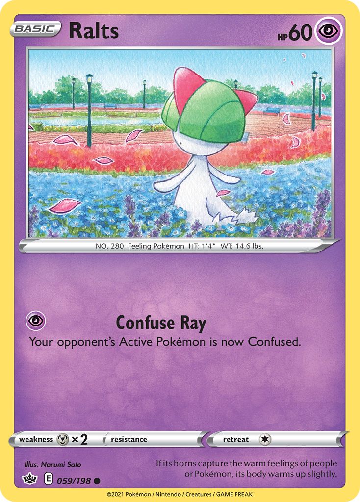 Ralts 059/198 Common Chilling Reign NM/M