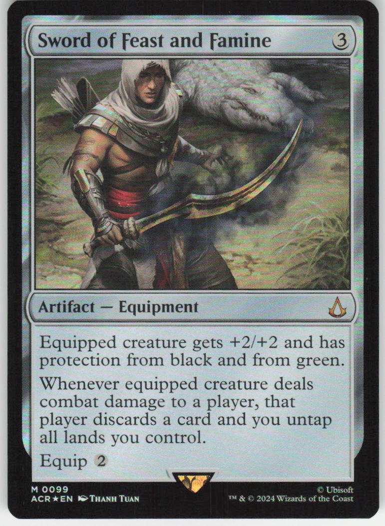 Sword of Feast and Famine (Foil) M Universes Beyond: Assassin's Creed 99 NM