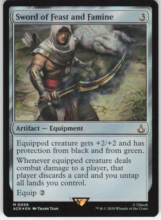 Sword of Feast and Famine (Foil) M Universes Beyond: Assassin's Creed 99 NM