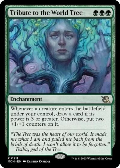 Tribute to the World Tree 211 Rare March of the Machine NM/M