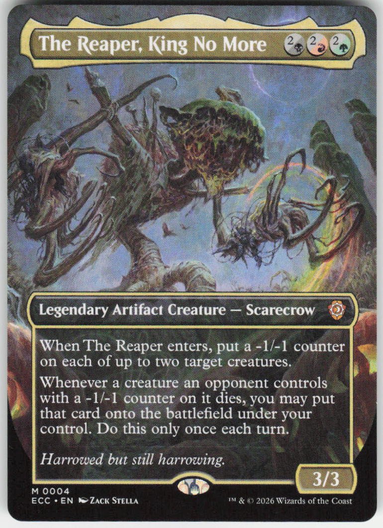 The Reaper, King No More (Borderless) M Commander: Lorwyn Eclipsed 4 NM