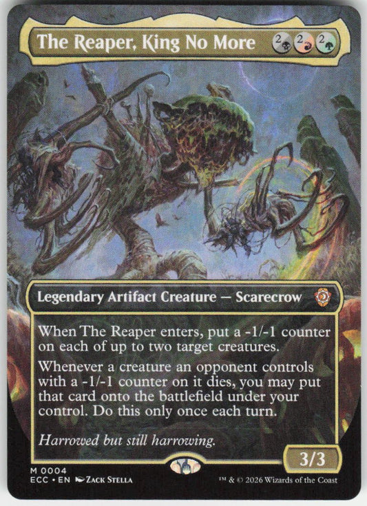 The Reaper, King No More (Borderless) M Commander: Lorwyn Eclipsed 4 NM