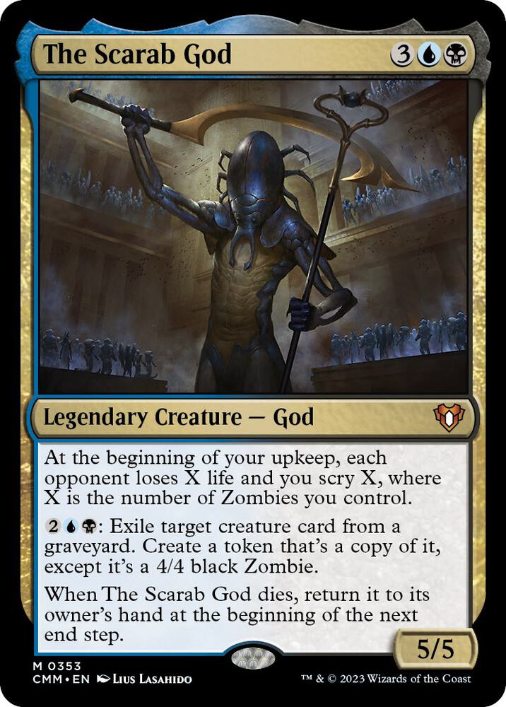 The Scarab God 353 Mythic Commander Masters NM/M