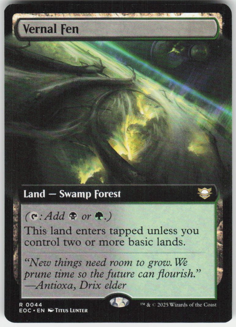 Vernal Fen (Extended Art) R Commander: Edge of Eternities 44 NM