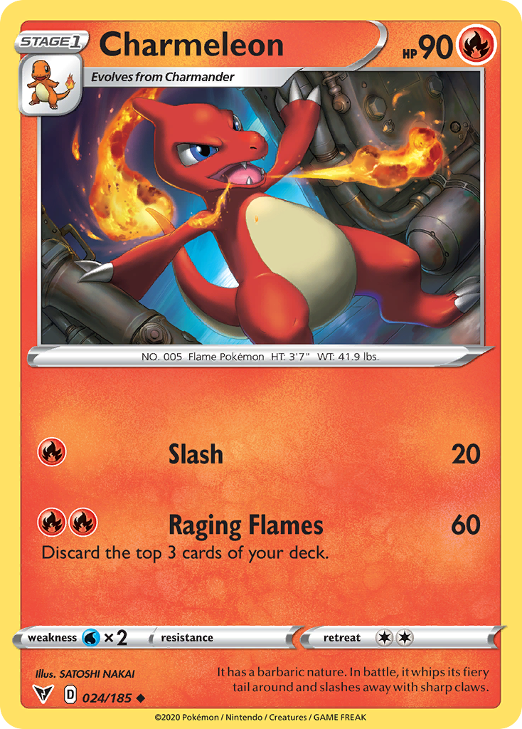 Charmeleon 024/185 Uncommon Vivid Voltage NM/M