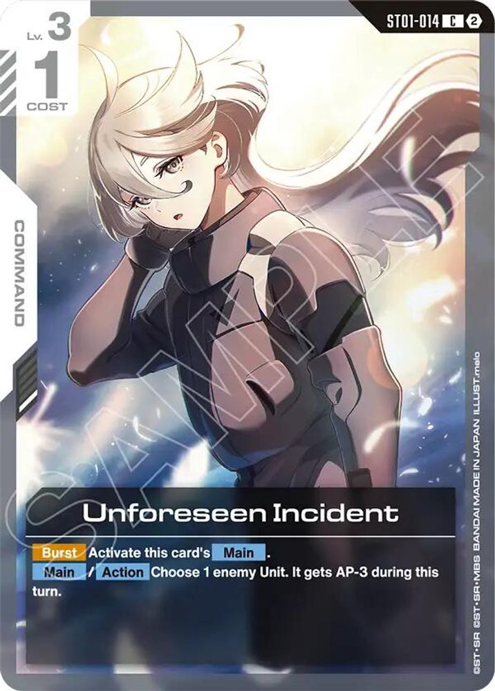 Unforeseen Incident ST01-014 C Deck Build Box Freedom Ascension NM/M