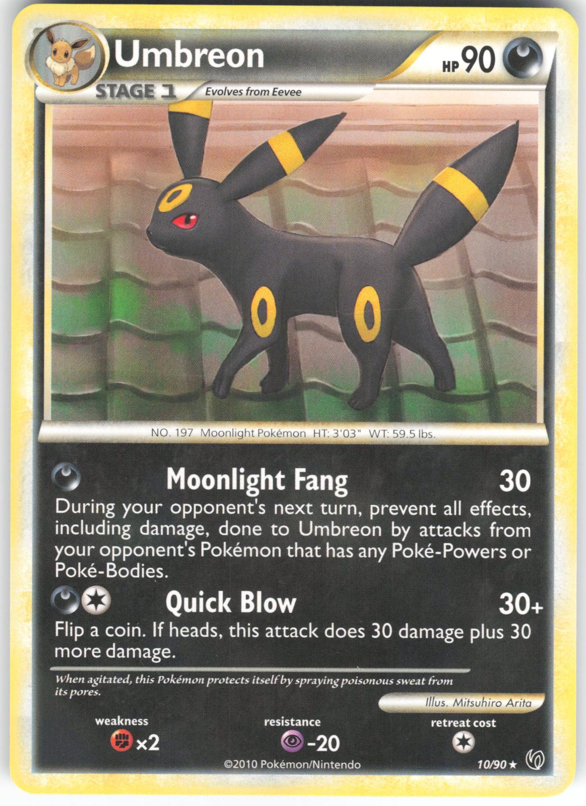 Umbreon 10/090 Rare Deck Exclusives LP