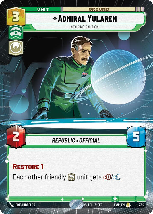 Admiral Yularen - Advising Caution (Hyperspace) 364 Twilight of the Republic NM/M