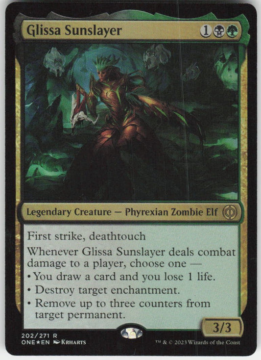 Glissa Sunslayer R Phyrexia: All Will Be One 202 NM Foil