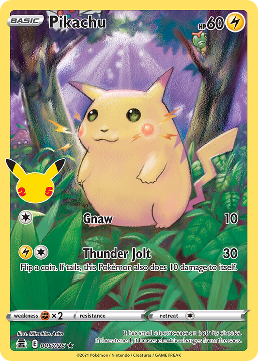 Pikachu 005/025 Rare Celebrations Holo NM/M