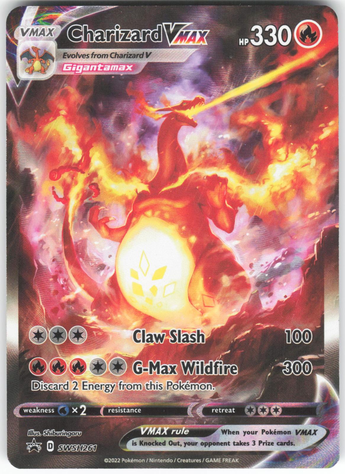 Charizard VMAX SWSH261 Promo Sword & Shield Promo Holo LP