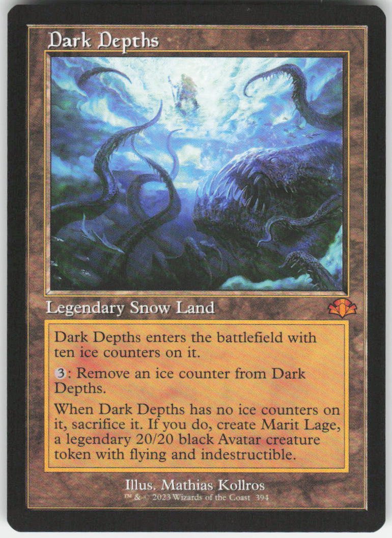 Dark Depths (Retro Frame) M Dominaria Remastered 394 NM