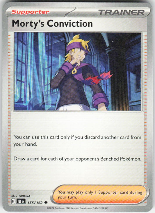 Morty's Conviction - Uncommon SV05: Temporal Forces 155/162 NM