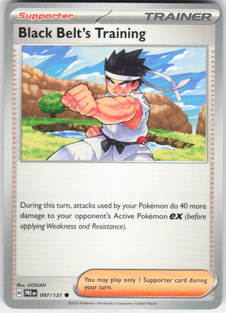 Black Belt's Training - Common SV: Prismatic Evolutions 097/131 NM