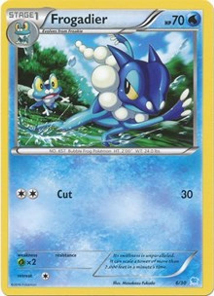 Frogadier (21) 21/30 Common XY Trainer Kit: Pikachu Libre & Suicune NM/LP