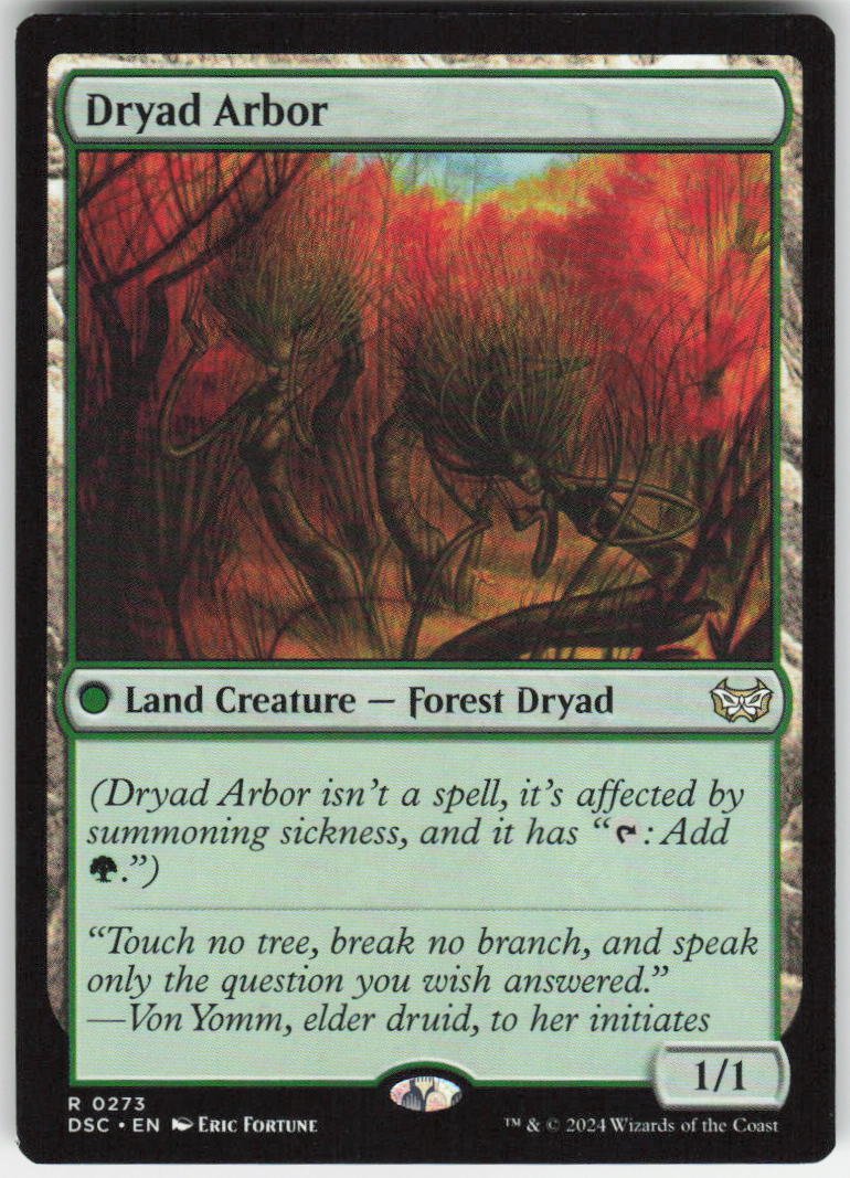 Dryad Arbor R Commander: Duskmourn: House of Horror 273 NM
