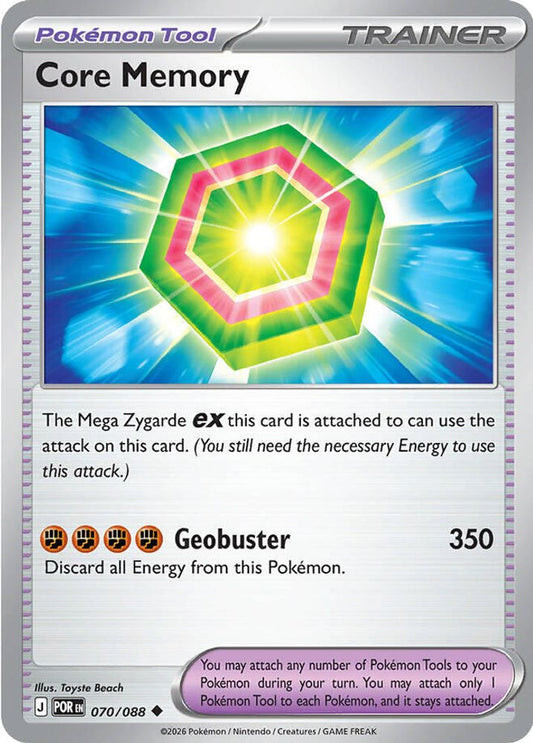 Core Memory 070/088 Uncommon Reverse Holo Perfect Order NM/M