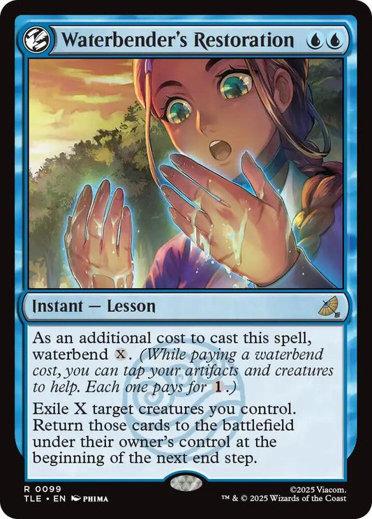 Waterbender's Restoration 99 Avatar: The Last Airbender: Eternal-Legal Foil NM/M