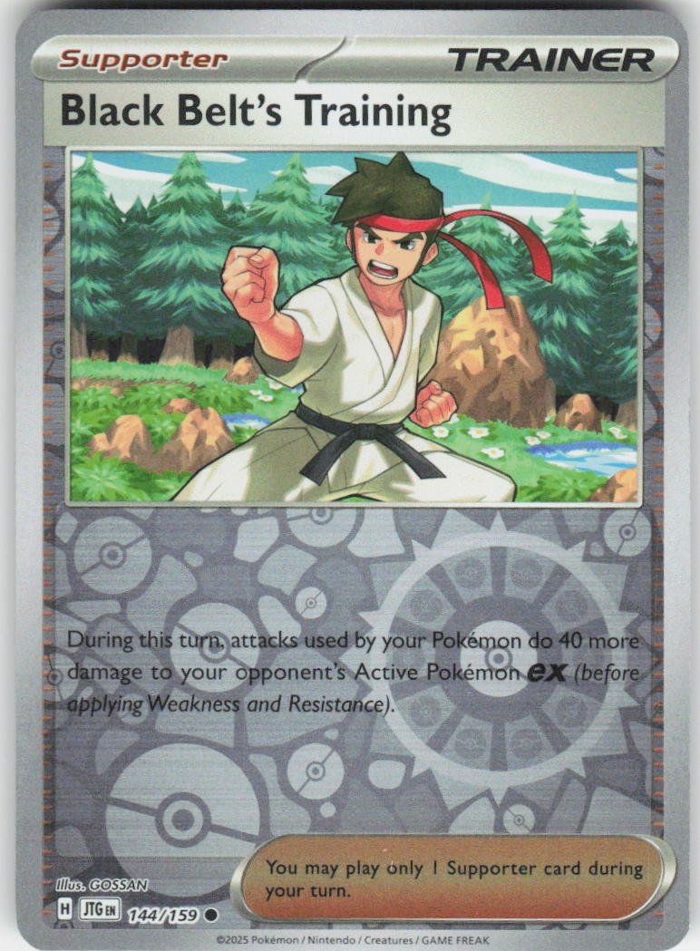 Black Belt's Training - Common SV09: Journey Together 144/159 NM Rev Holo