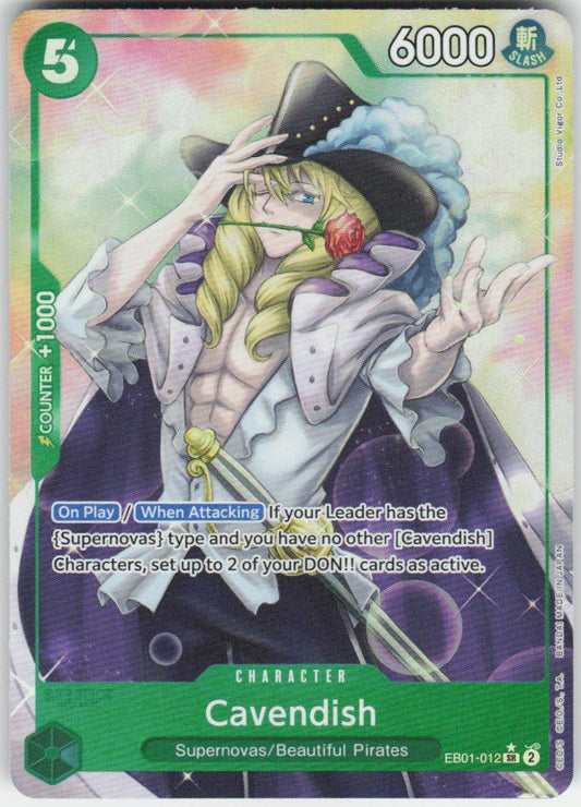Cavendish (Alternate Art) SR Extra Booster: Memorial Collection EB01-012 NM