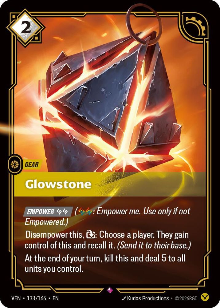 Glowstone 133/166 Rare Vendetta NM/M